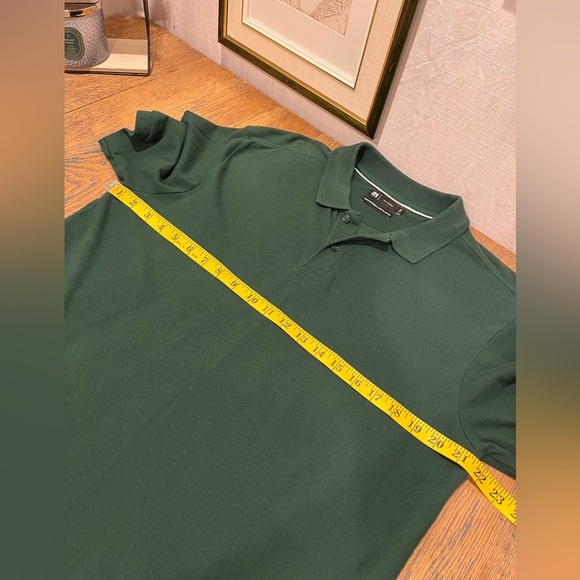 💚 LE 31 PAR SIMONS – Size L – Dark Green Organic Cotton Polo Shirt - Picture 3 of 8